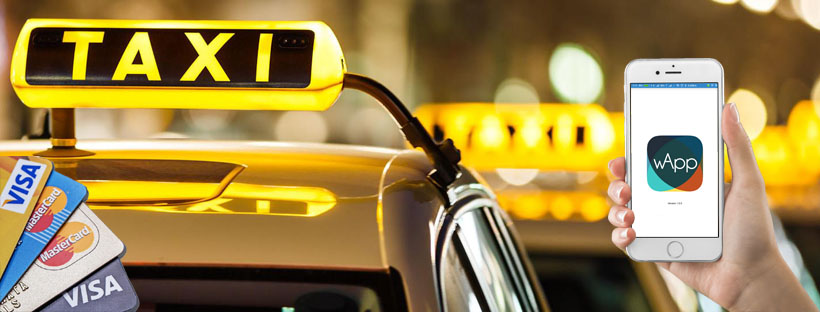 wApp - סליקת אשראי לנהג מונית